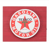 Vintage Texaco Gasoline & Motor Oil Metal Backlit LED Sign – 15" x 18"